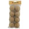 DecoPatch Holiday Paper Mache Ornament - Medium Balls, Pkg of 8